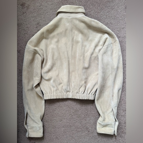 Tan Bomber Jacket - Picture 3 of 10